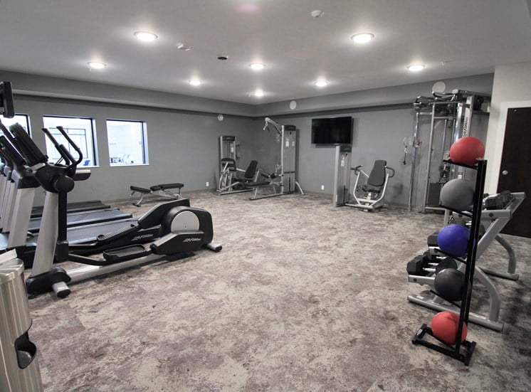 Fitness Center, Senior Apartment, Senior living, Maplewood, White Bear Lake, Saint Paul, Frost English Silver
